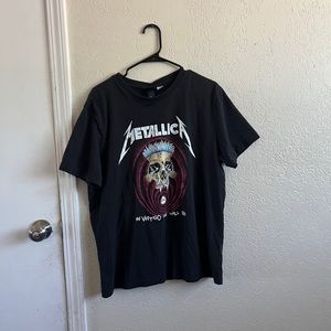 h&m shirt metallica